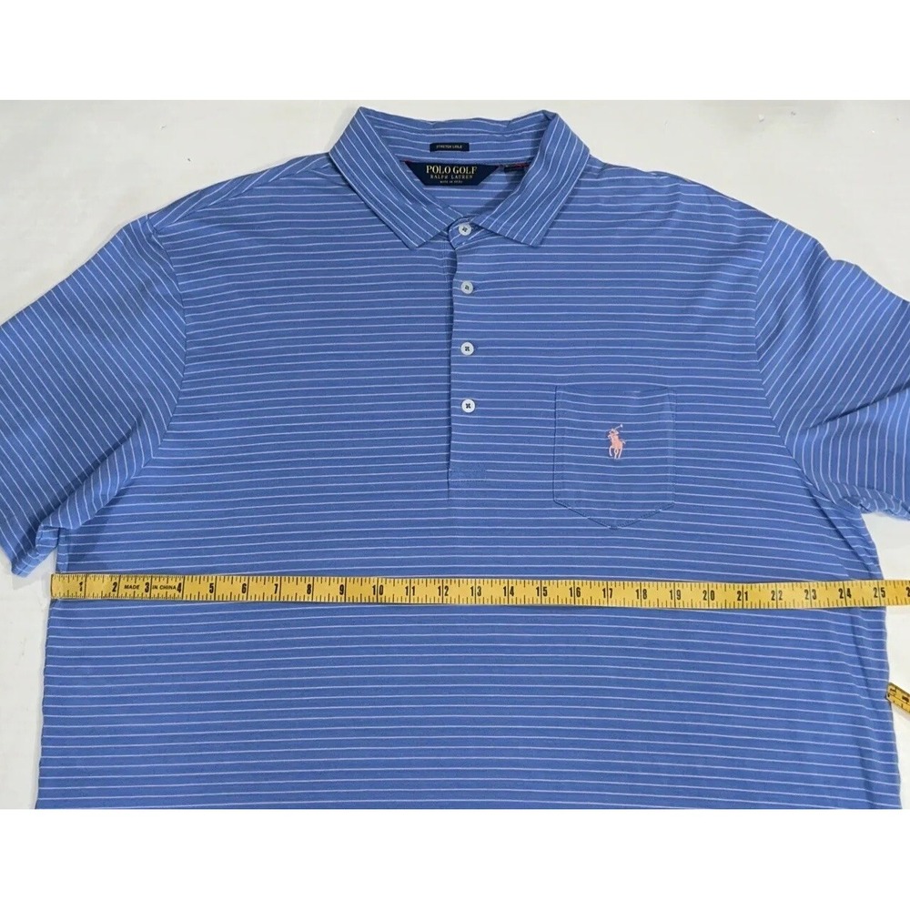 Mens POLO GOLF RALPH LAUREN GOLF Shirt Stretch LISLE Sz XL ⛳️‎